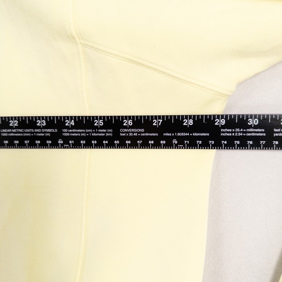 SPANX Airelessentials Oversized Quarter Zip Sweatshirt 3X Yellow Athleisure Cozy - Picture 6 of 10